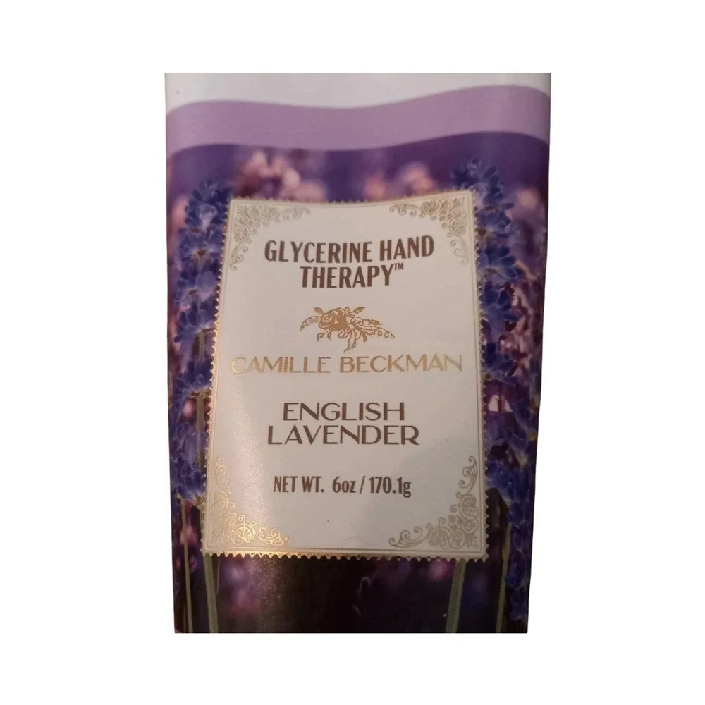 Camille Beckman Glycerine Hand Therapy Cream 6 oz English Lavender Scent Sealed